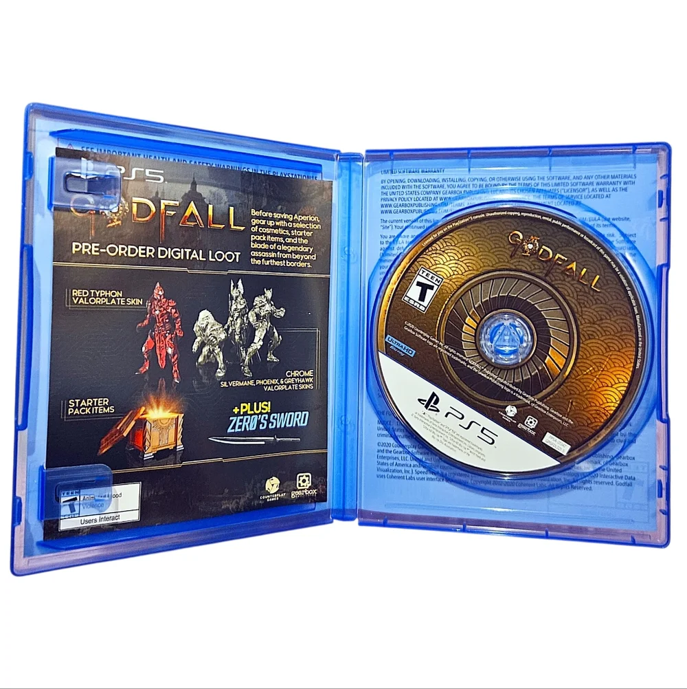PlayStation 5 PS5 Video Game Godfall Rated T For Teen